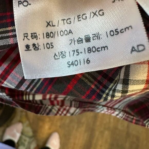 Men's Levi’s Plaid Button Down Casual Shirt Size XL Standard Fit - Picture 6 of 7